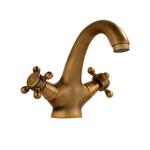 Venice-Padua Antique Double Handle Bathroom Sink Faucet